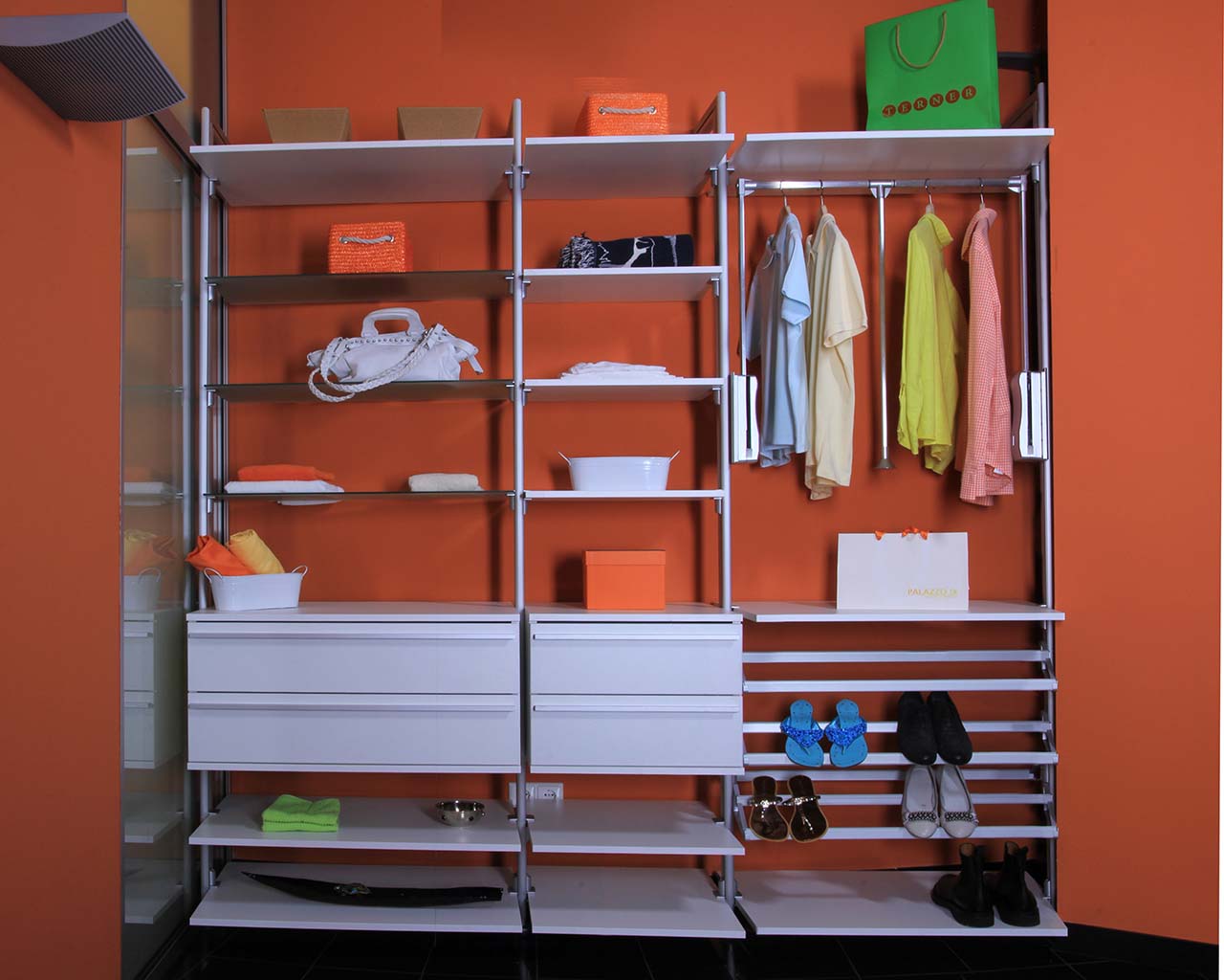 Ankleidezimmer Schranksystem MONACO ohne LED