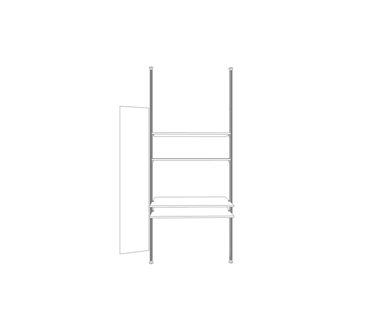 ATHEN M1: Schminktisch mit Ganzkörperspiegel